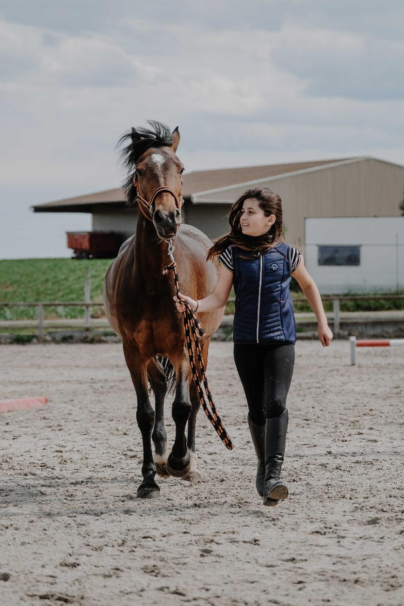 Equithème Kids Luna Hybridväst Navy (8 år)