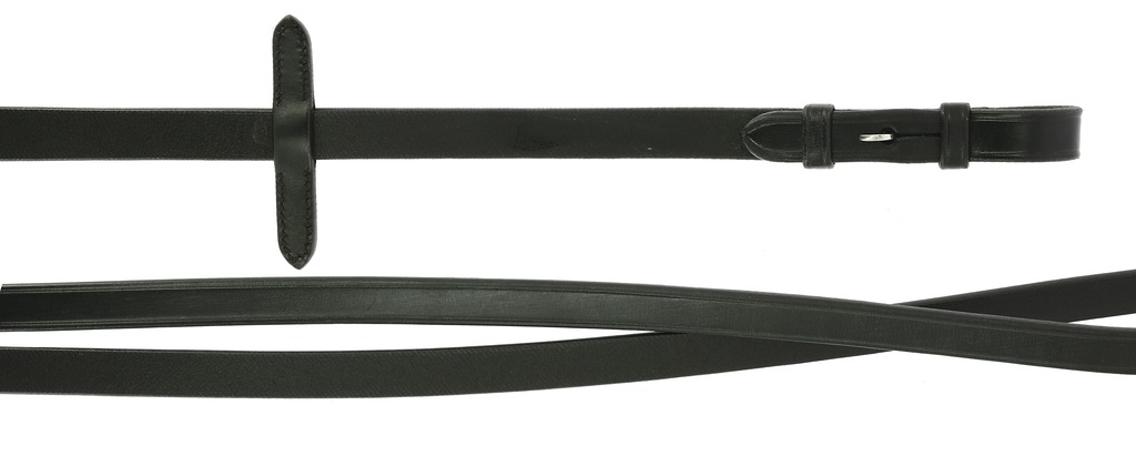 ERIC THOMAS ELITE Plain Reins 16 Mm Black - Full size
