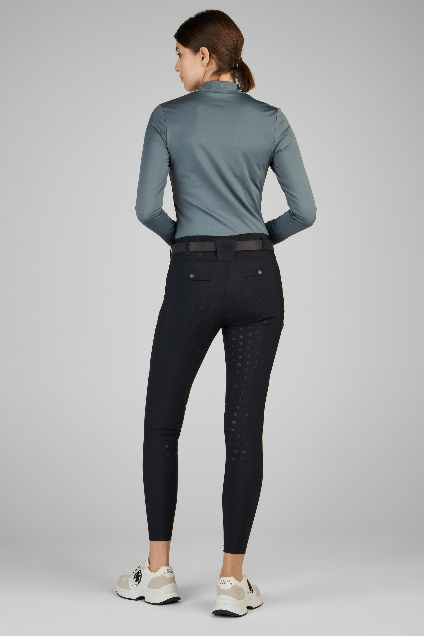 Pikeur Linnett Tight SD Highwaist Seamless Ridtights - Svart 4-vägs stretch 