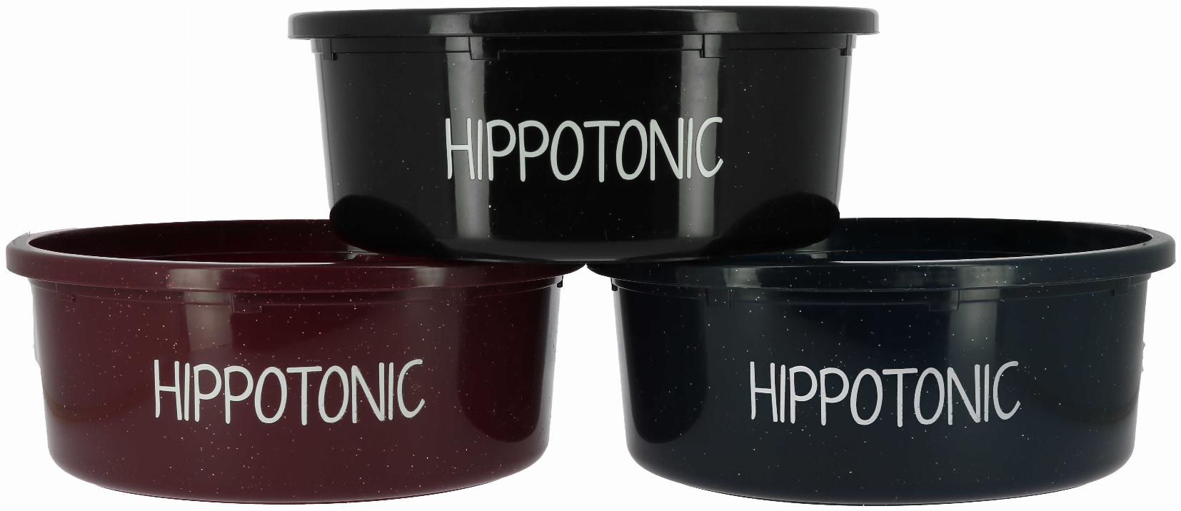 Hippotonic Glitter Feed Bowl, 8 L Black