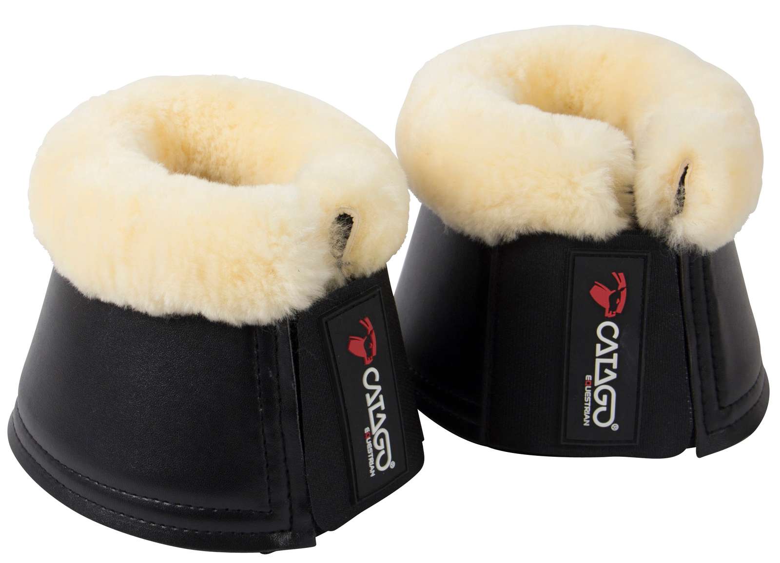 Lampaannahkaputsit Catago Merino, Musta - 3