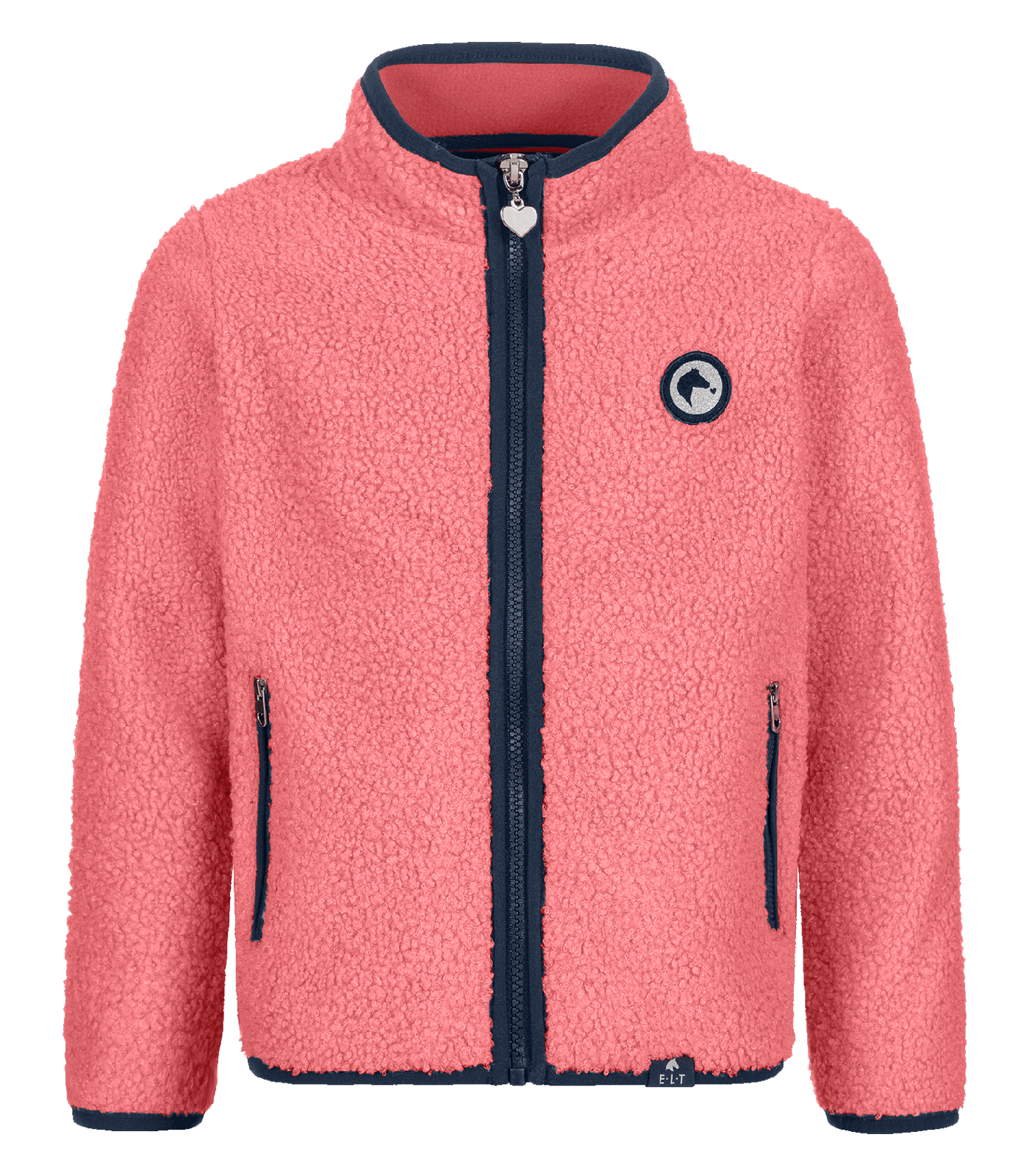 Waldhausen Lucky Lana Fleecejacka, Barn rosarot/Lucky Heart - 5