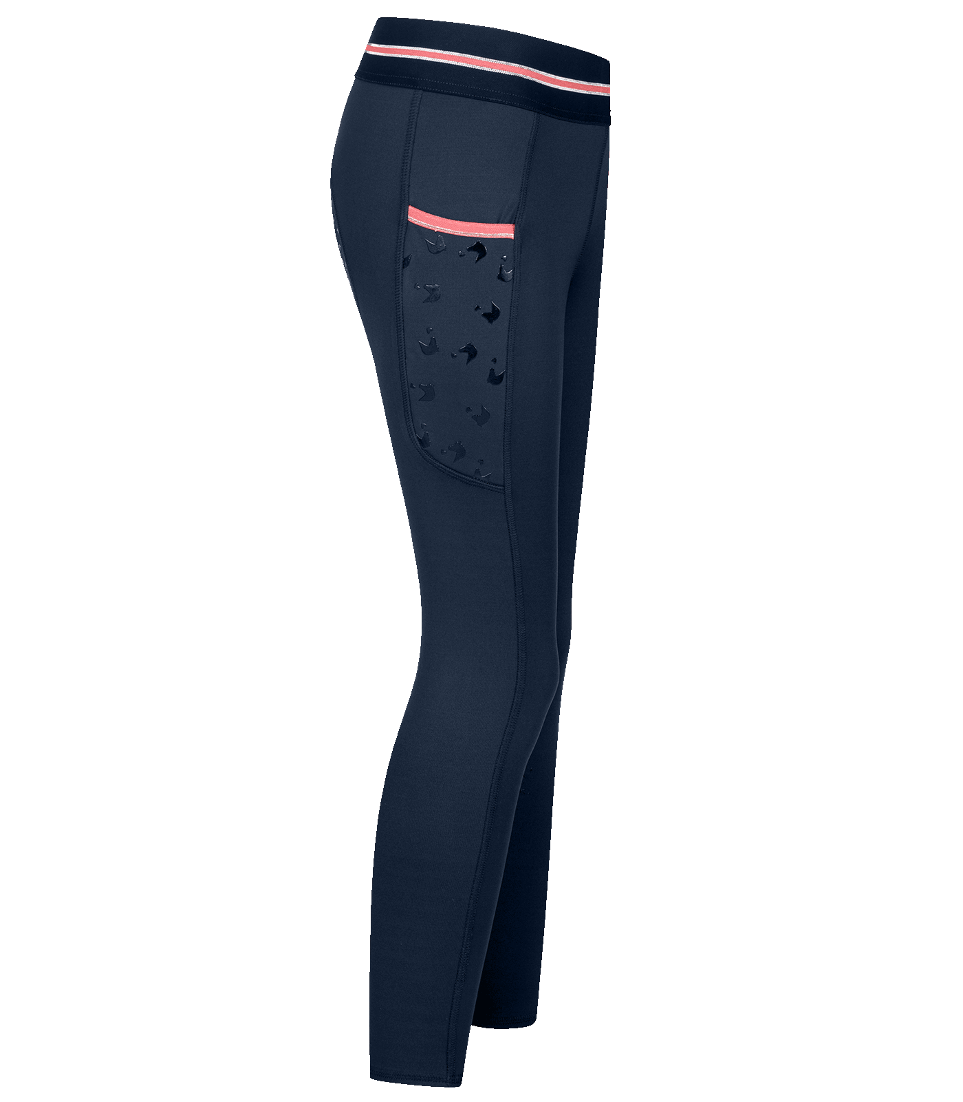 Waldhausen Lucky Leni Riding Leggings, kids midnight blue/Lucky Heart - 4