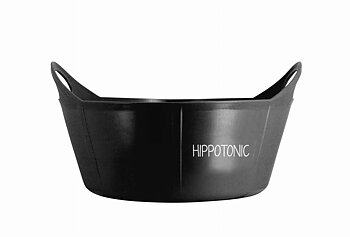 Hippotonic Flexi-Tub Rehuastia, 15 L Musta