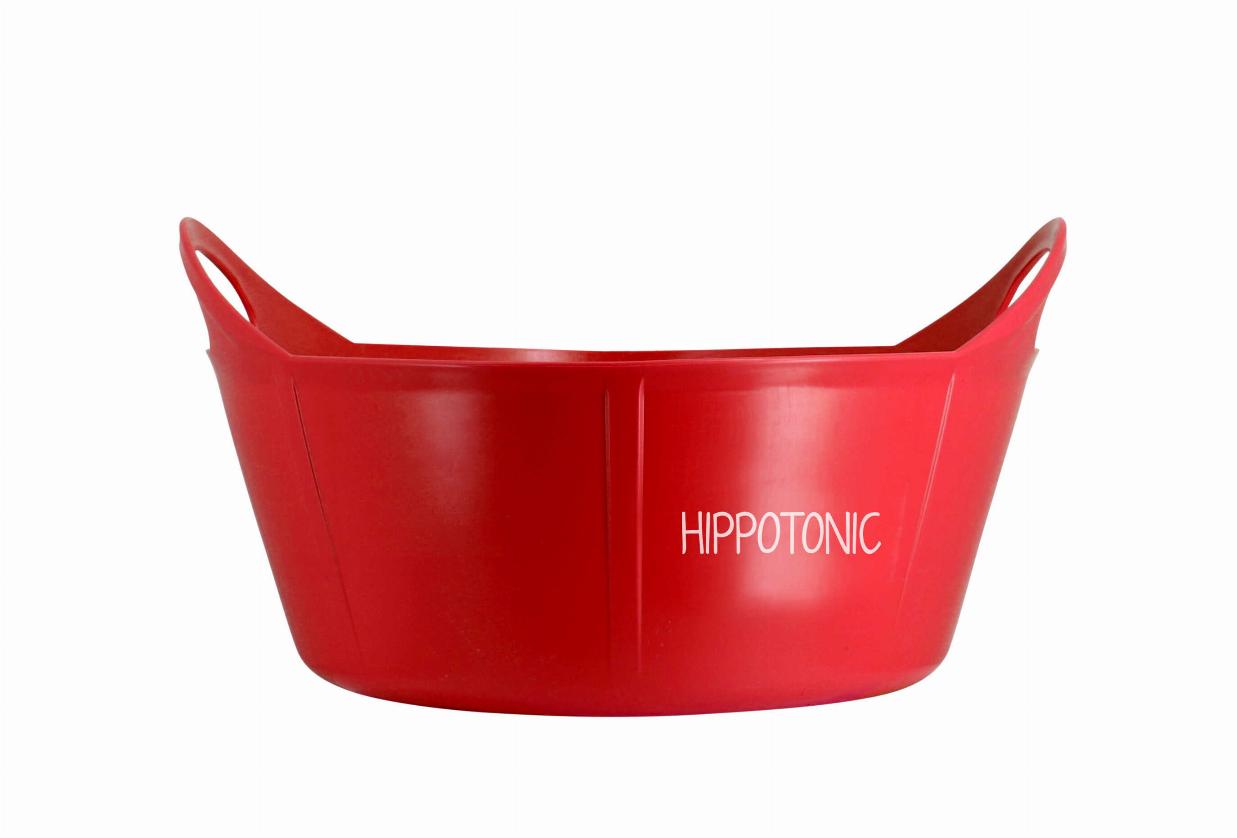 Hippotonic Flexi-Tub Feed Bucket, 15 L Red