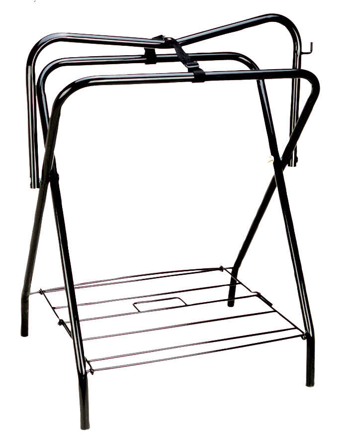 Hippotonic Saddle Stand, Four-Legged Black