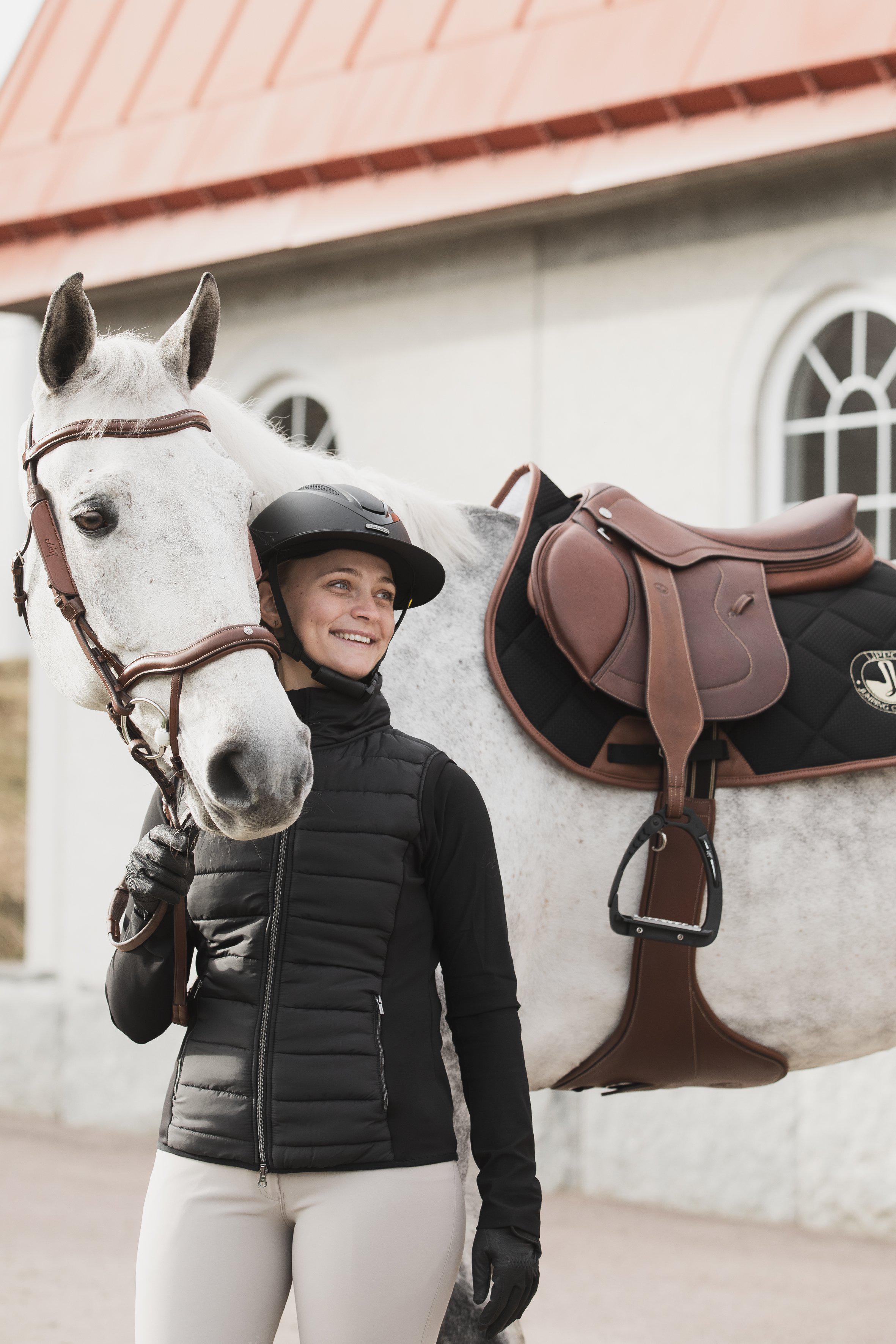 Lippo Eccelente Stirrup Leathers Mono Wide - Cognac - 3