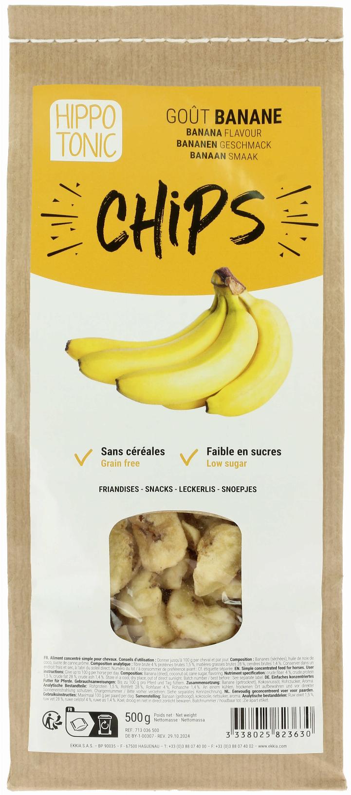 Hippotonic Bananchips 500 g