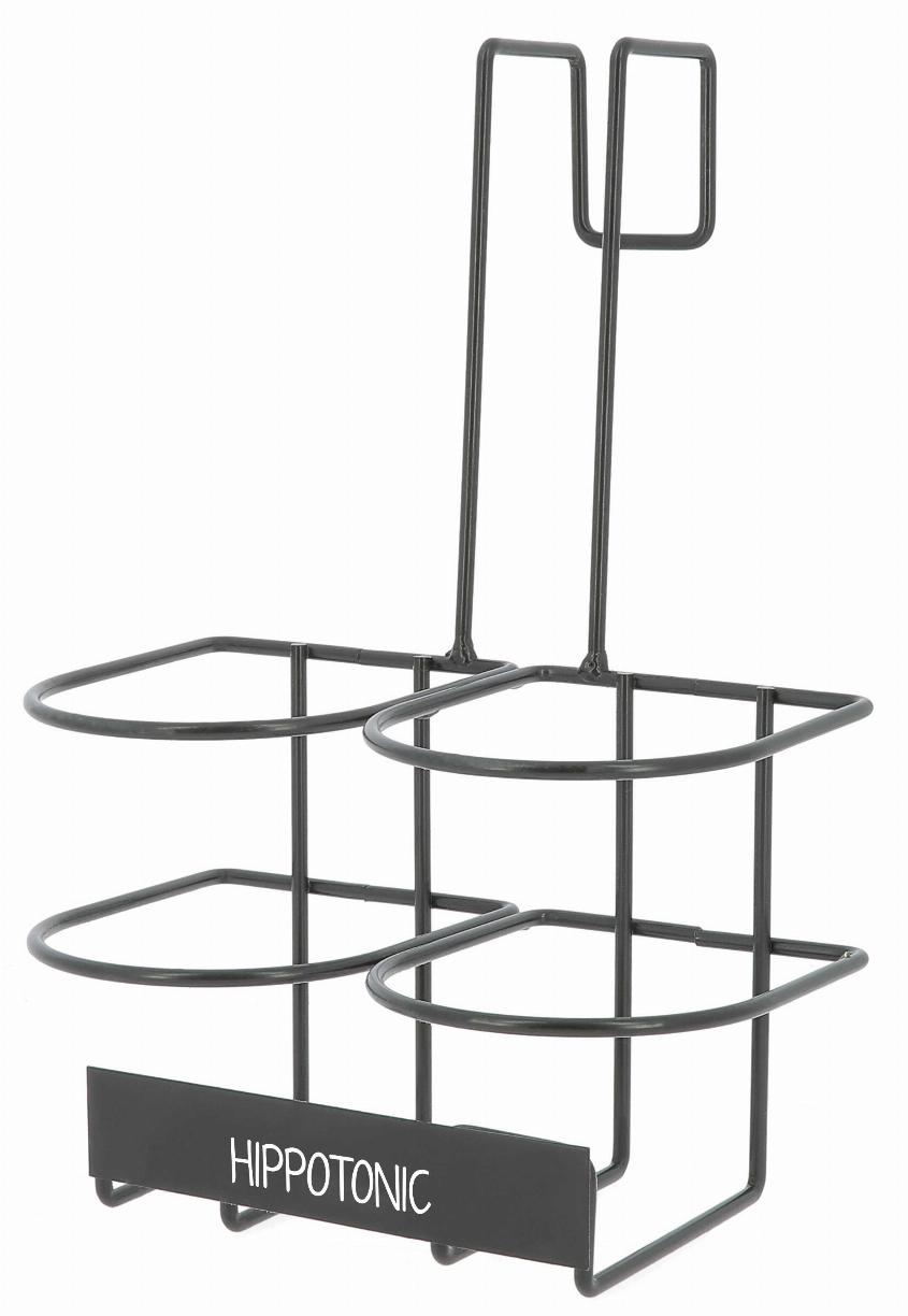 Hippotonic Double Bottle Holder Black