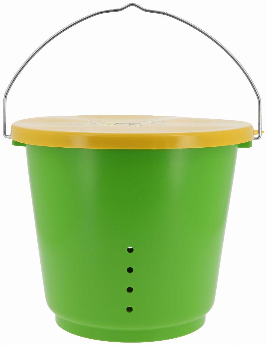 Hippotonic Apples and Carrots Bucket with Air Holes Green 12 l