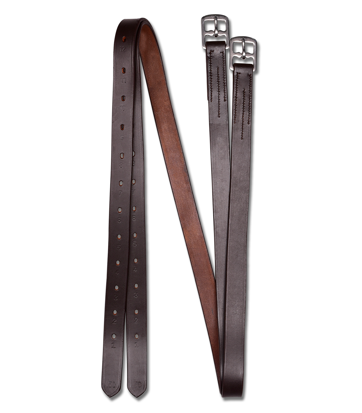 Waldhausen Stirrup Straps, X-line brown (120)