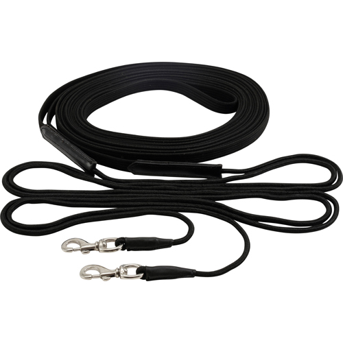Horse Guard Cheval lunging reins Musta, 16m