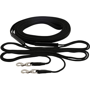 Horse Guard Cheval lunging reins Musta, 16m