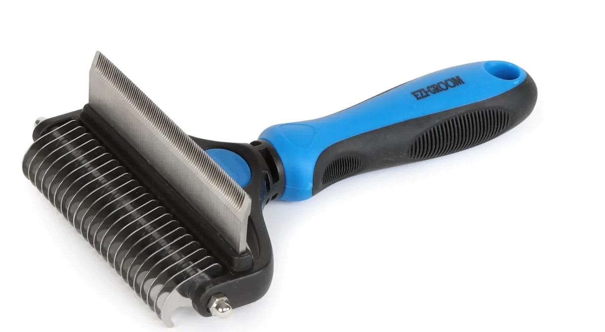 EZI-GROOM Tidy Up Comb - Black/Blue