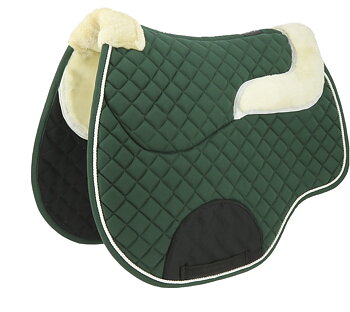 NORTON 'Confort' Saddle Pad/back Pad Green - Full size
