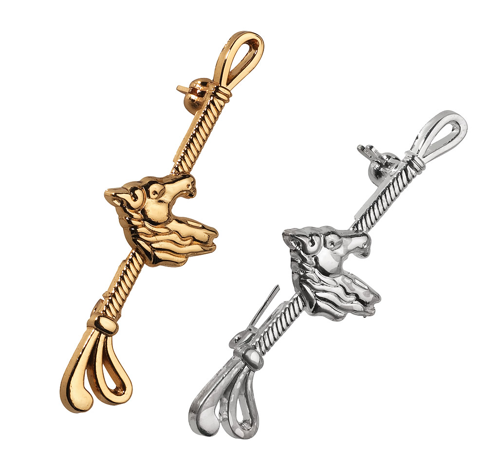 EQUITHEME Brosch Silver - Hästhuvud