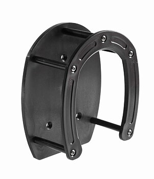 Hippotonic Bridle Rack Horseshoe Black