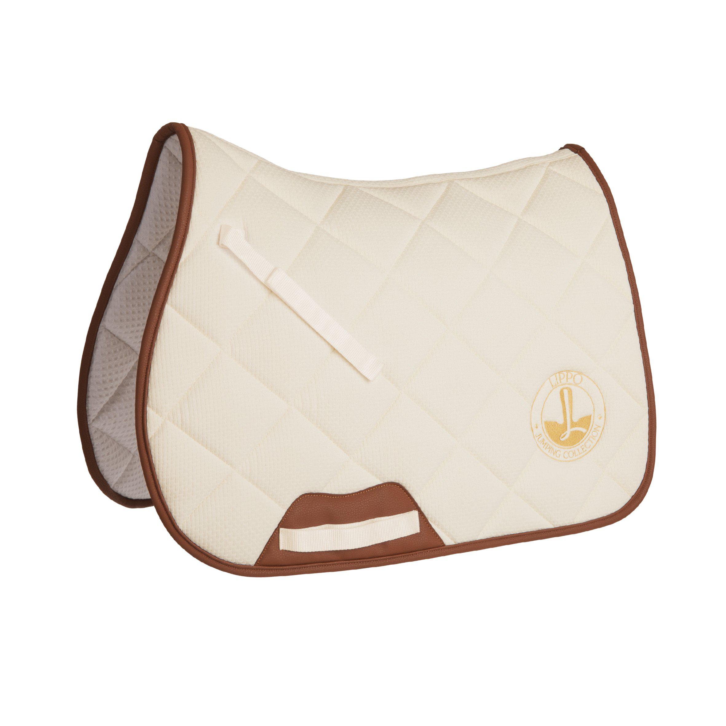 Lippo Waffle Saddle Pad, Jumping - Black - 2