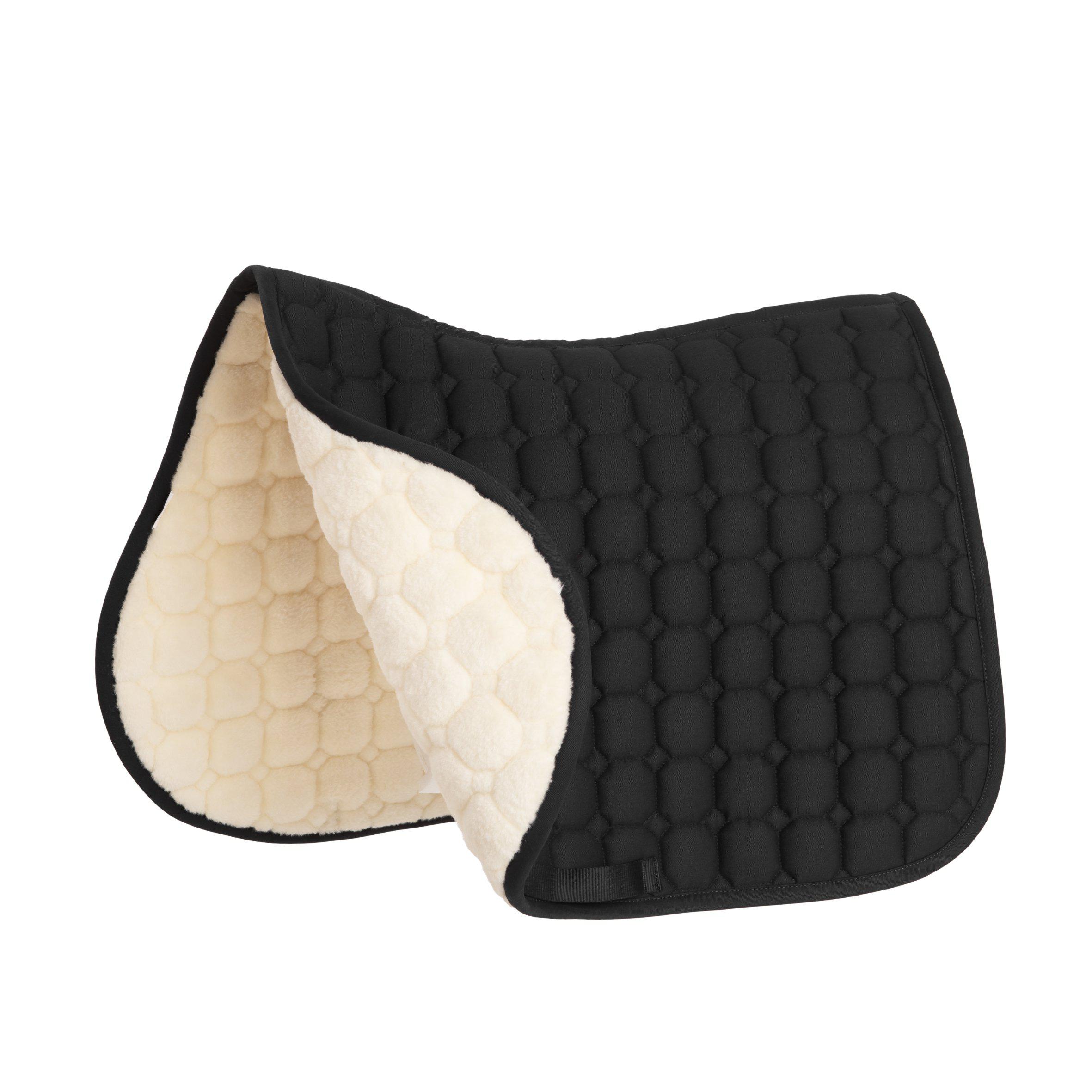 Protector Octagon Satteldecke Kunstfell - Schwarz