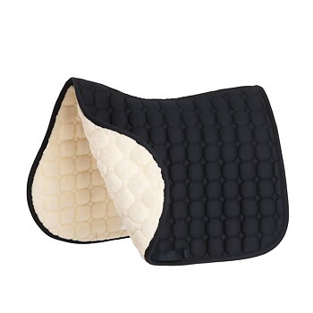 Protector Octagon Saddle Pad, Faux Fur - Show Jumping, Full Navy