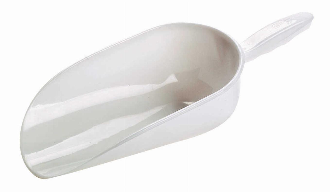 Hippotonic Feed Scoop, Plastic White