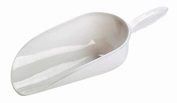 Hippotonic Feed Scoop, Plastic White