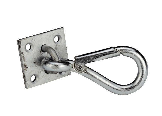 Hippotonic Wall-Mounted Carabiner Nickel plated metallic