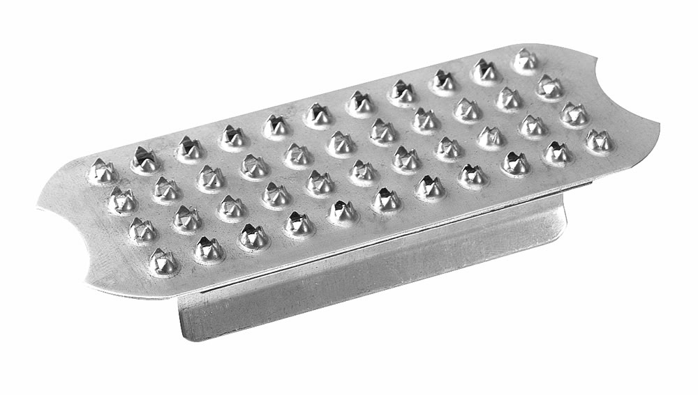 FEELING Rostfritt Stål Stigbygelplator För Stigbyglar - 12 cm