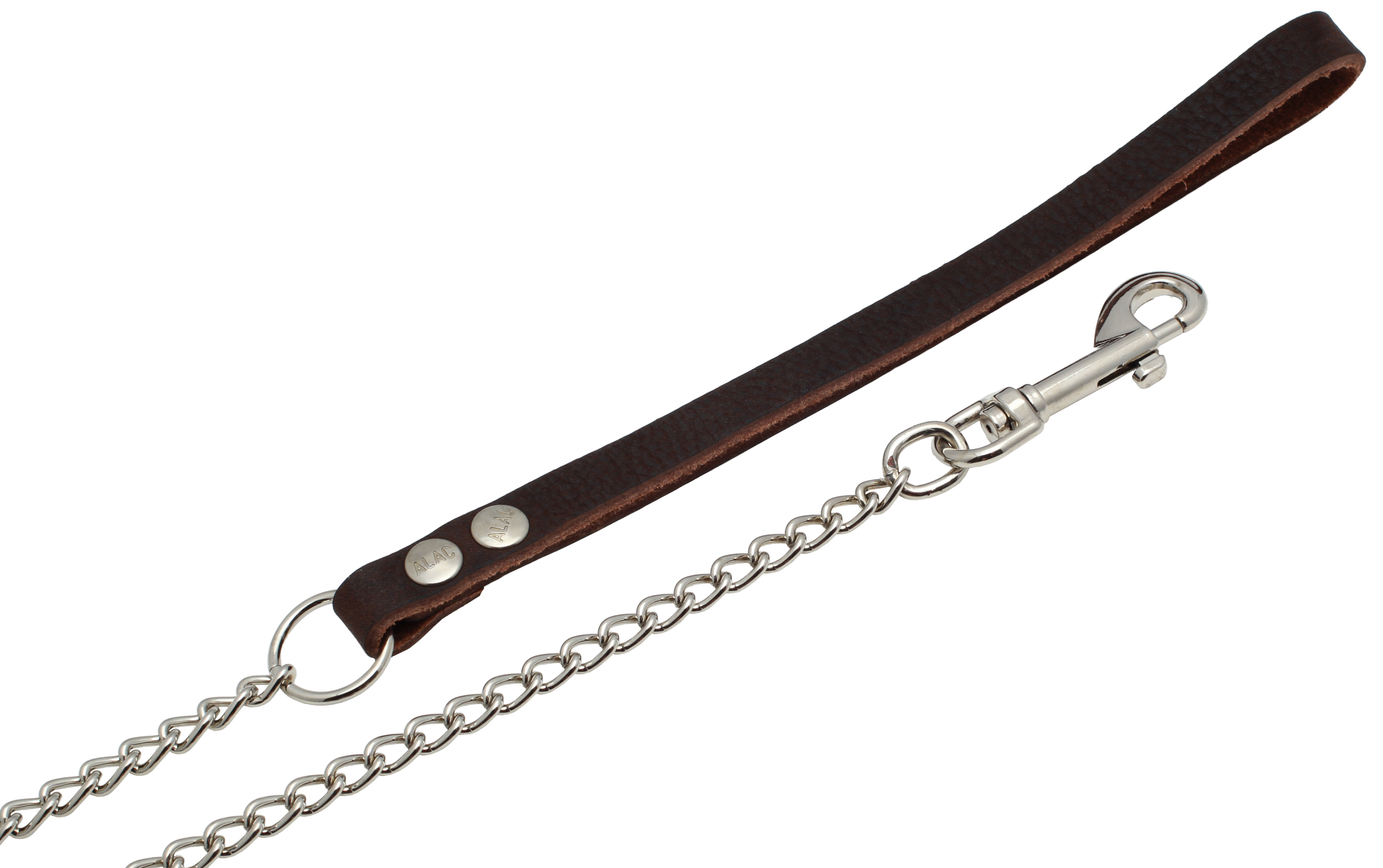 Alac Kedjekoppel med Läderhandtag
