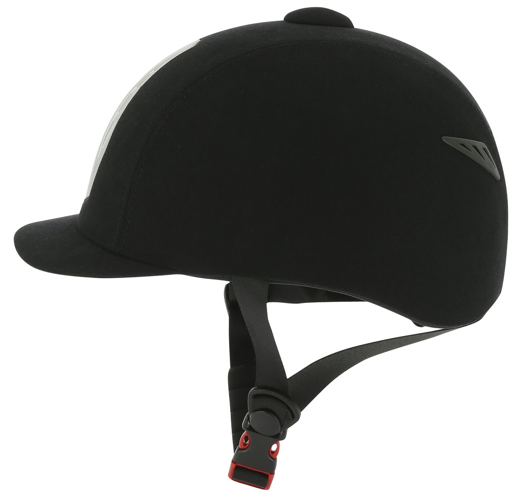 CHOPLIN Aero Adjustable Helmet Black/Front Vents In Matte Silvery Colour - 7