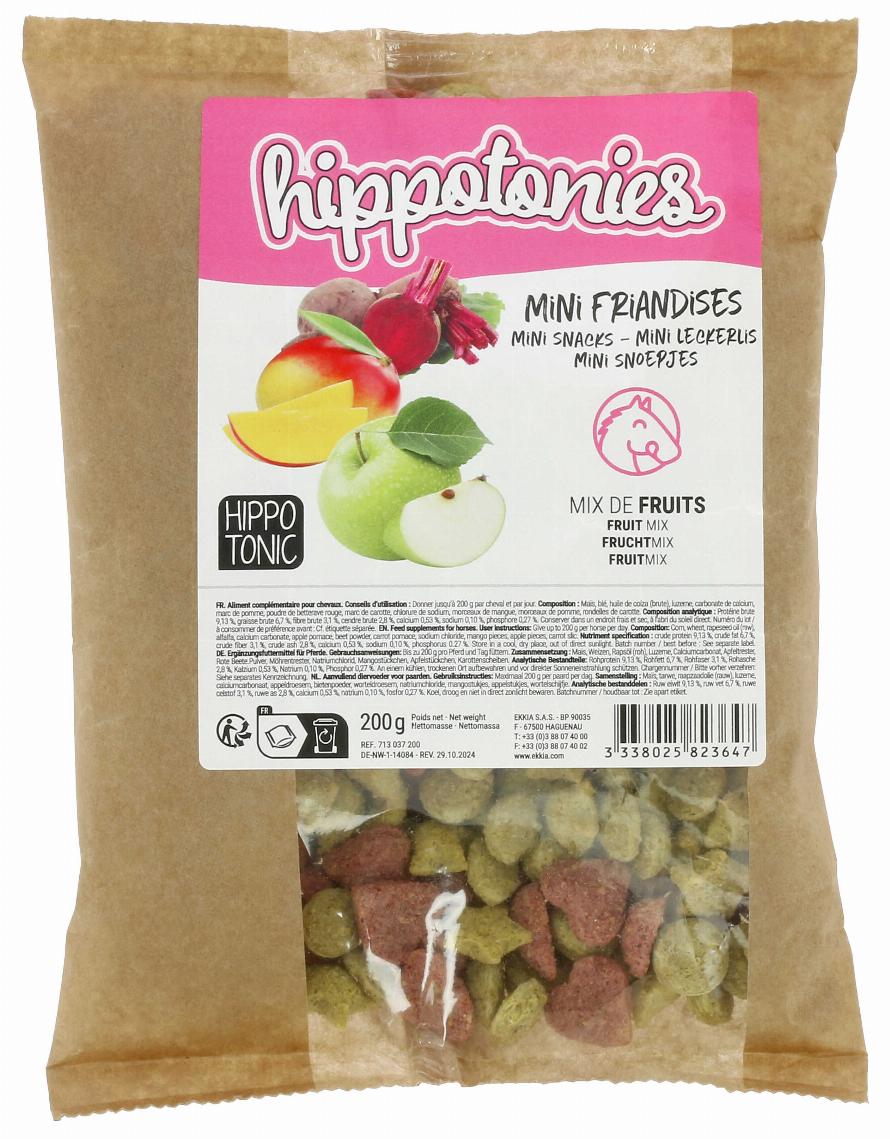HIPPOTONIC Hippotonies Mini Hästgodis - Fruktsmak 200 g
