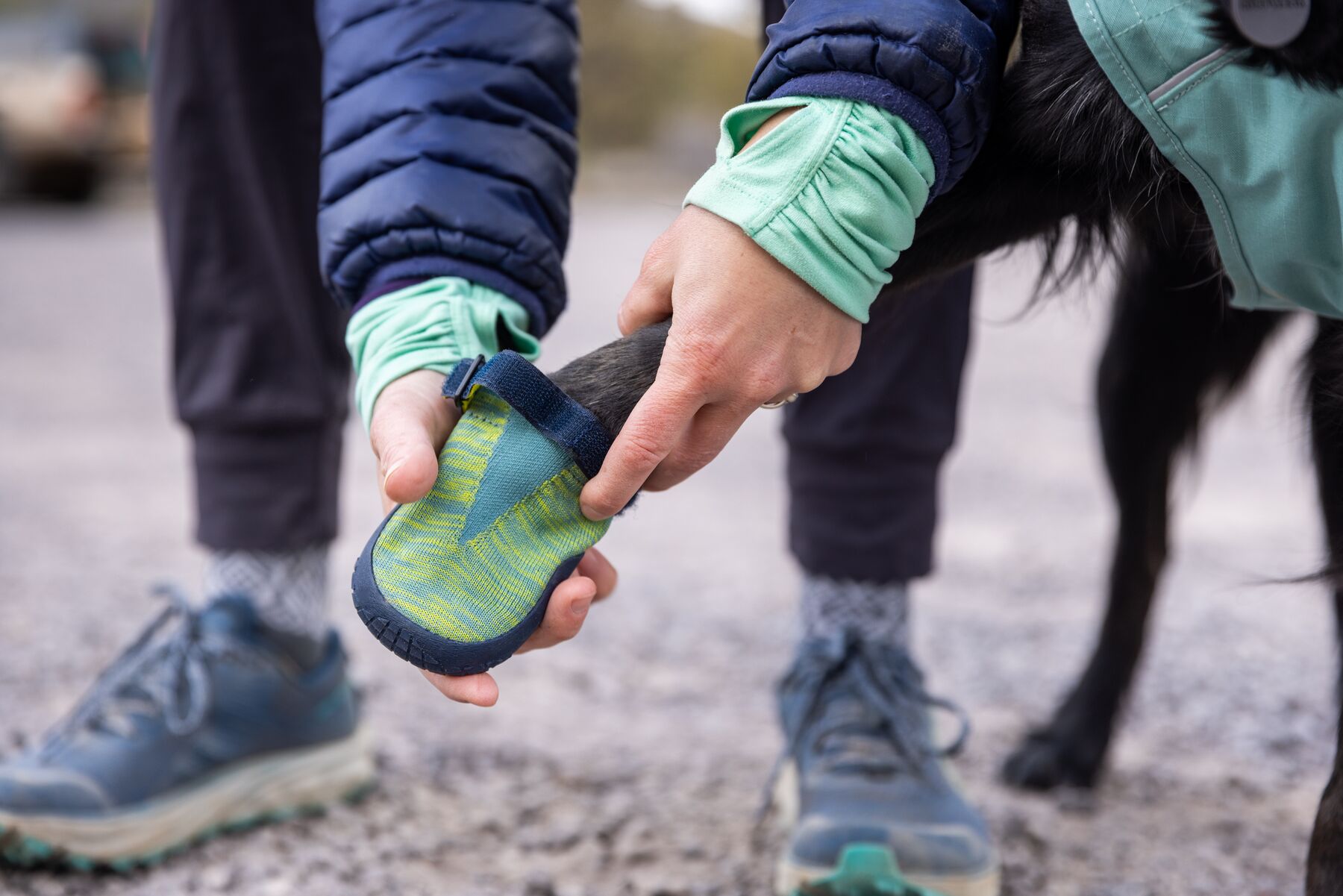 Ruffwear Hi & Light™ Trail Shoes  - River Rock Green 