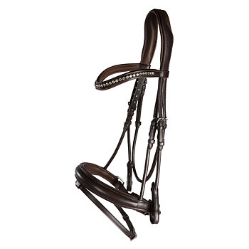Lippo Courbette Dressage Bridle - Chocolate