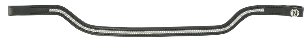 NORTON PRO 'Shape' Browband Black/Grey - Full size
