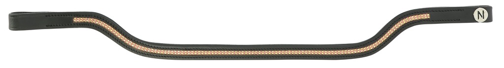 NORTON PRO 'Shape' Browband Black/Pink - Full size