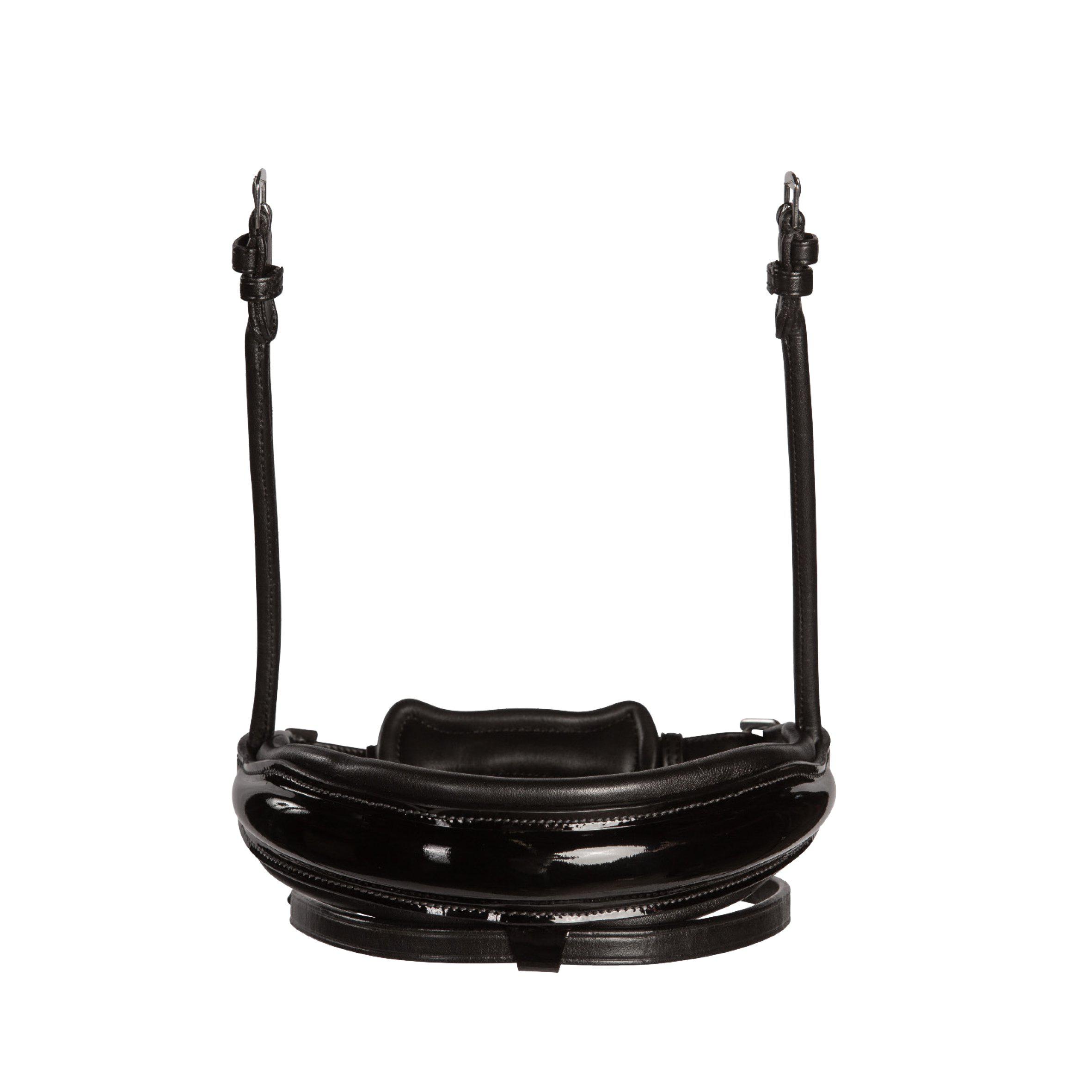 Lippo Integro Grande Noseband - Patent Black/White - 4