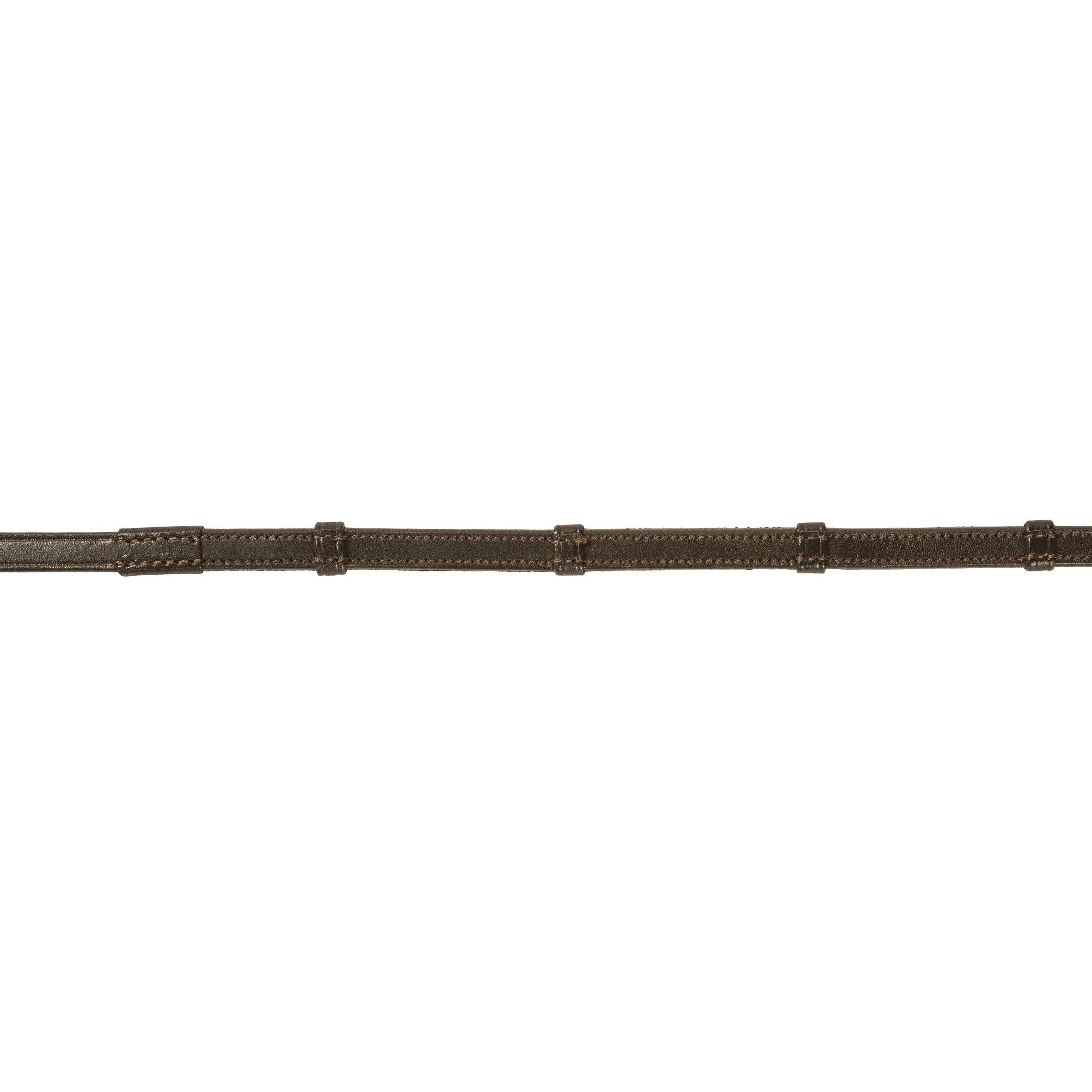 Lippo Supreme Leather Reins with Rubber Lining - Brown