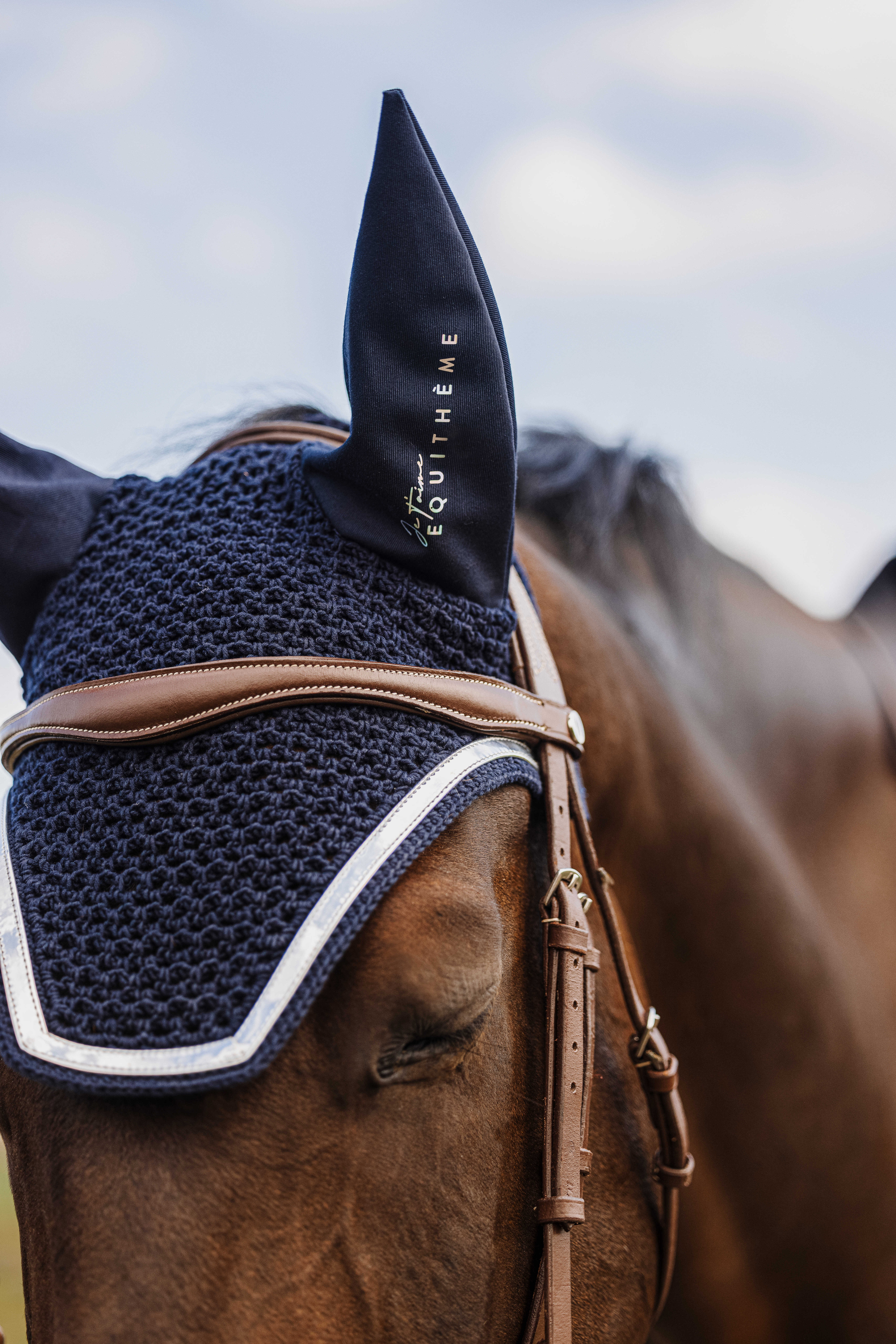 Equithème Je Taime Mirror Huva Navy