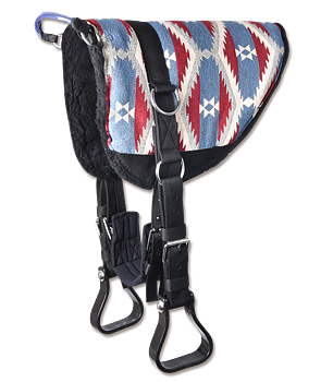 Bareback Pad Blue/Red