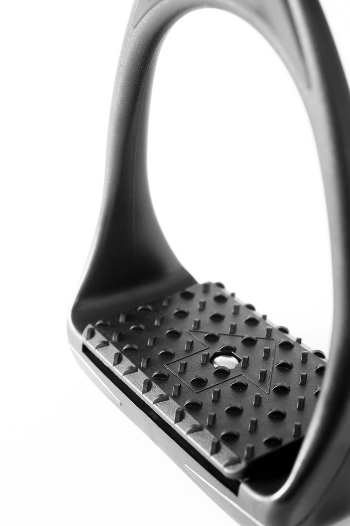 COMPOSITI 'Reflex' Stirrup Black, With 3M Reflective Stickers - 2