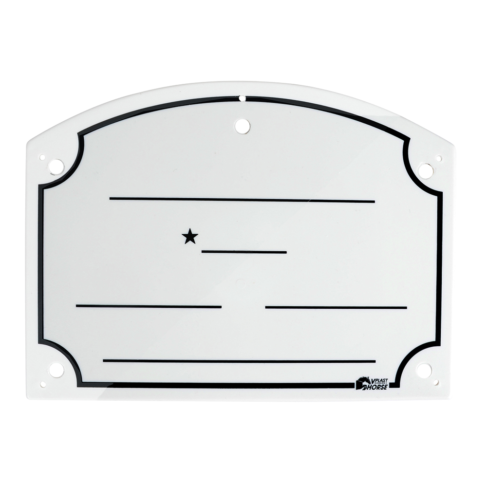 V-Plast Name board White 20 x 27 cm
