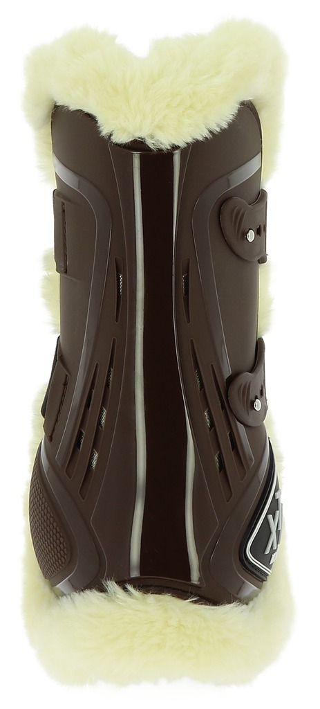 NORTON XTR Gamaschen mit Knopfverschluss und synthetischem Lammfell Brown (Pony)