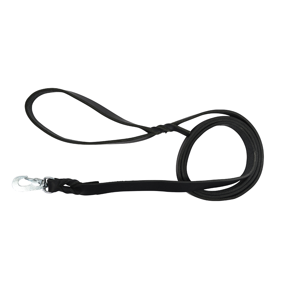 Hansbo Sport Läderkoppel Svart (180 cm x 18 mm)