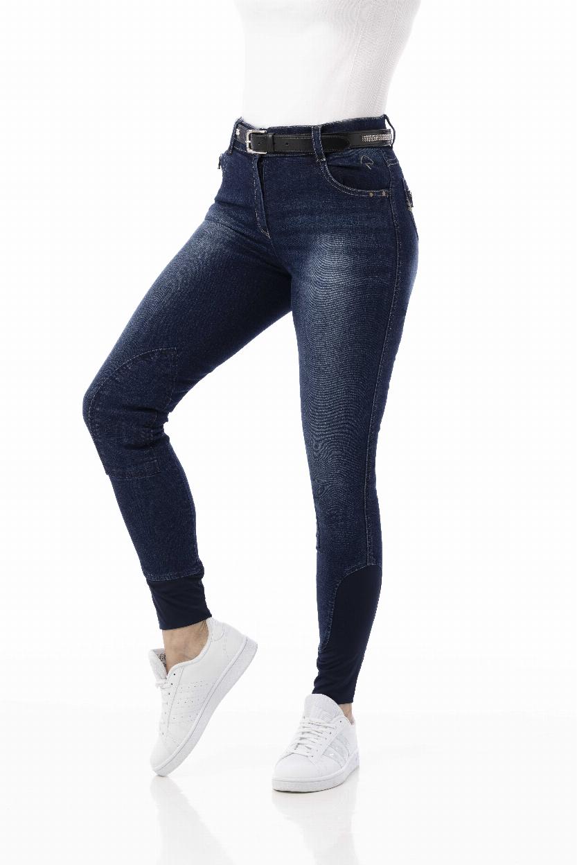 Equithème Texas Jeansridbyxor Blå
