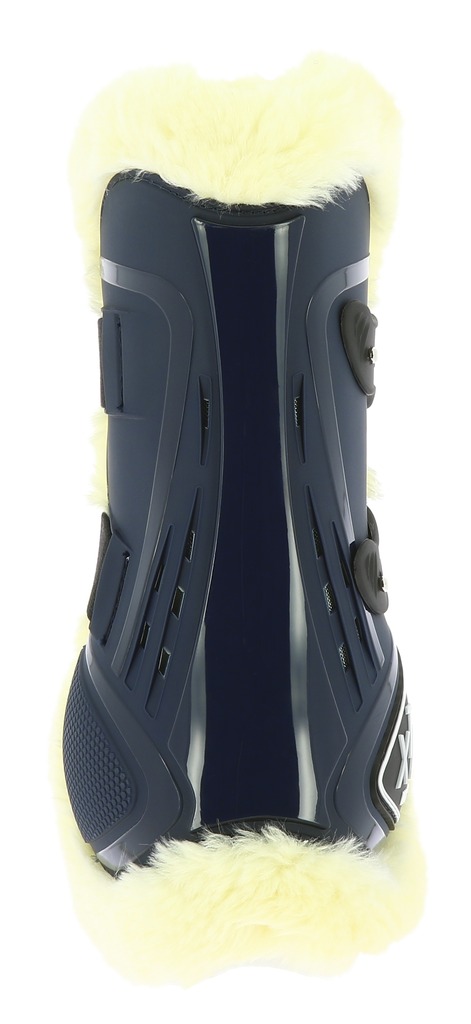 NORTON XTR Gamaschen mit Knopfverschluss und synthetischem Lammfell Navy (Pony)