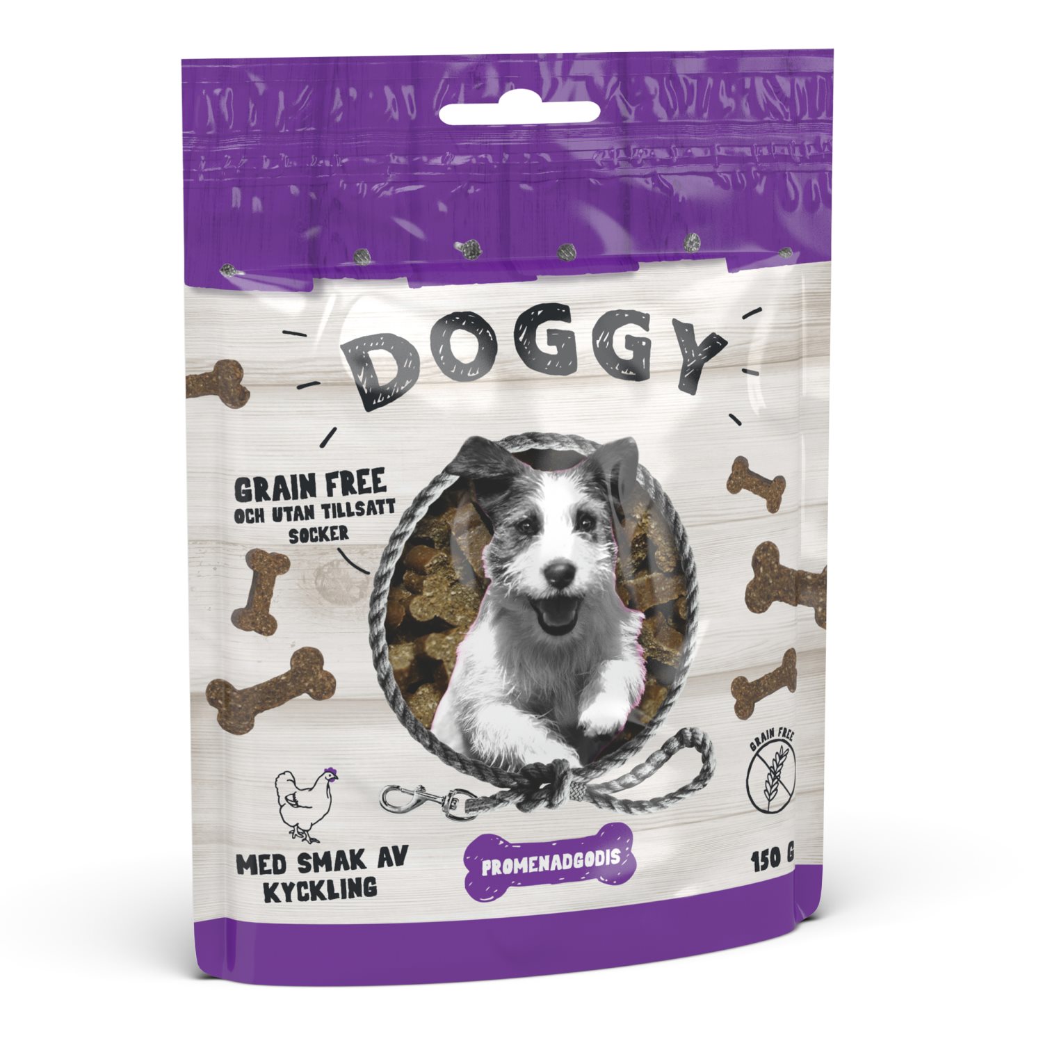 Preview of Dogman Doggy Promenadgodis Grain Free - 150 gr