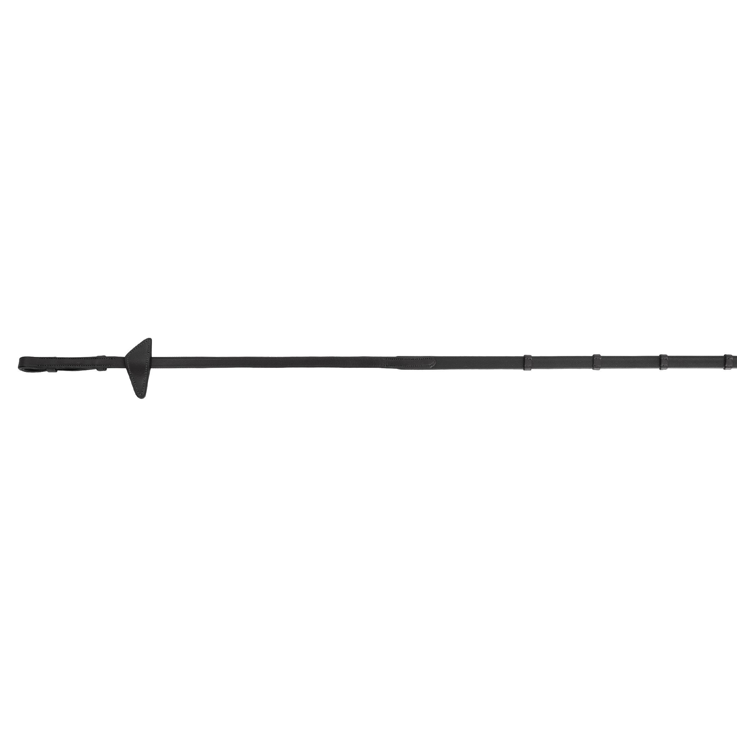 Lippo Biothane Reins with Stoppers - Black