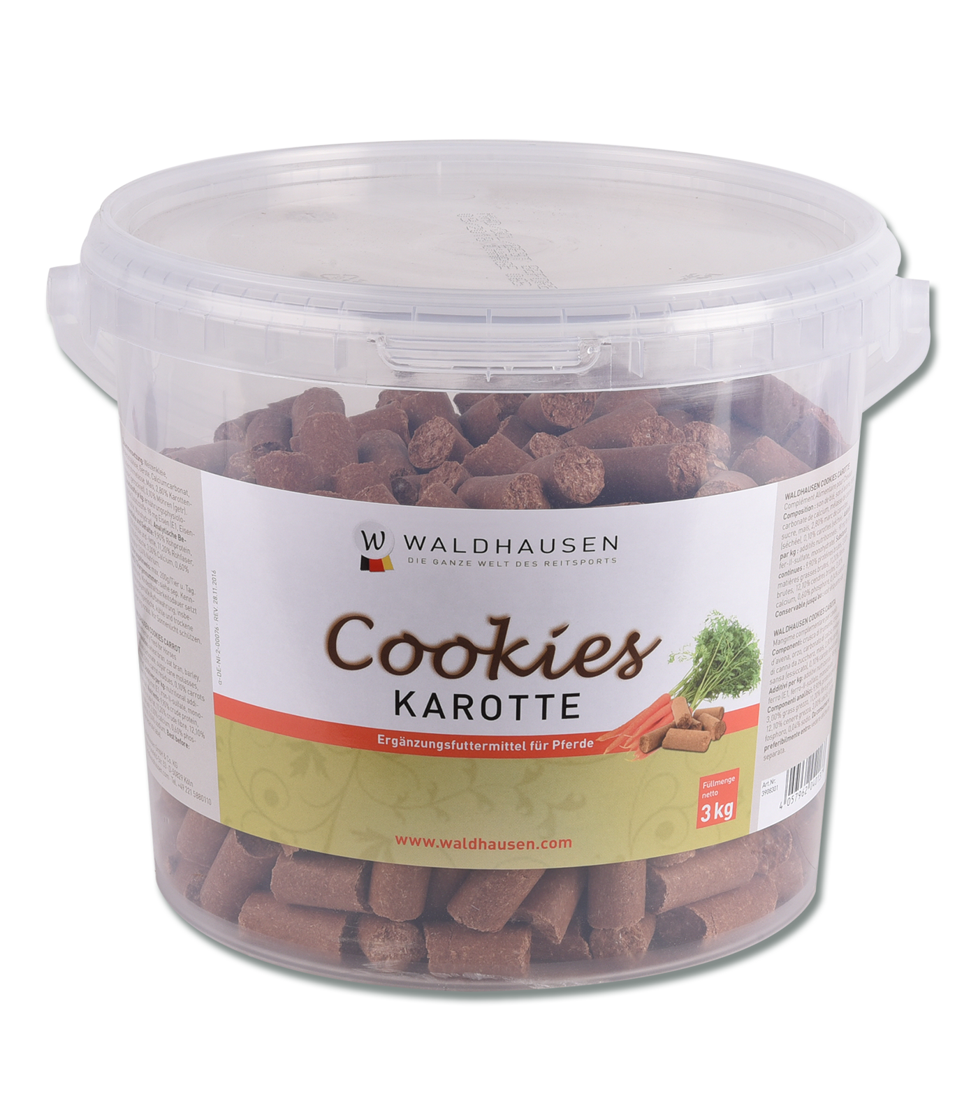 Waldhausen Cookies Hästgodis, 3 kg