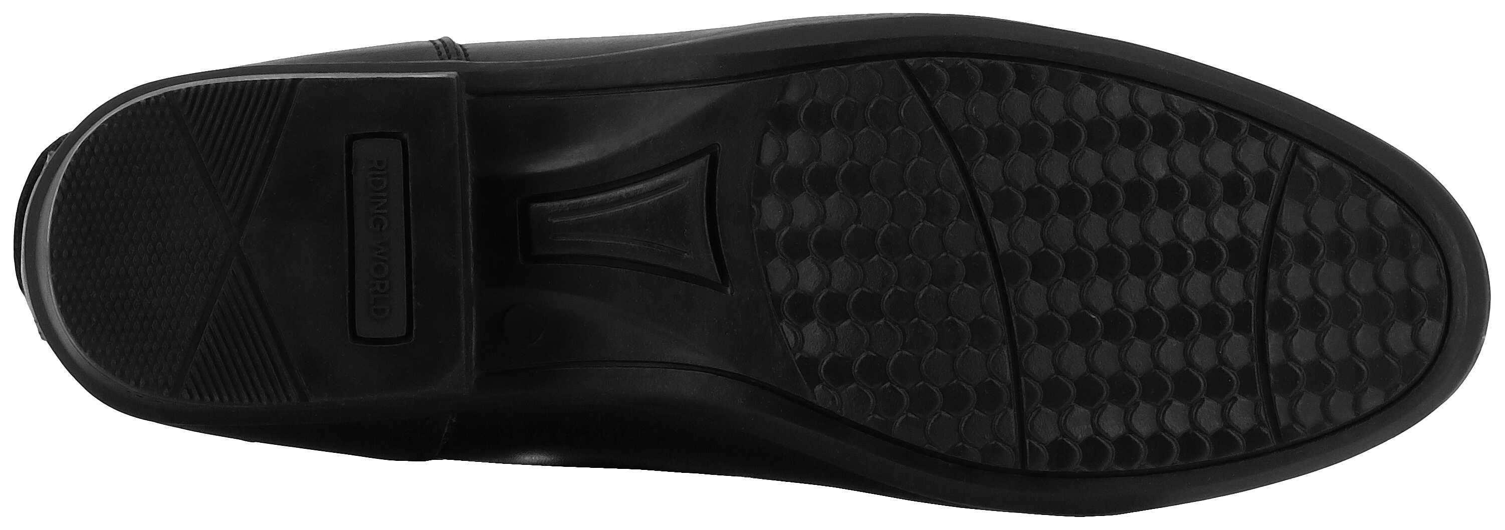 Riding World Schnürstiefel aus Synthetik - Hohe Höhe/Breite Weite Schwarz - 7