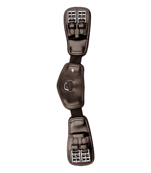 Waldhausen Elasticated leather short belt - Brown